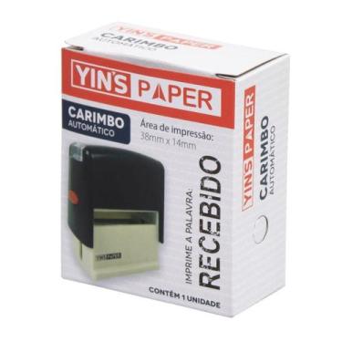 Imagem de Carimbo Automatico Com Palavra Lancado - Yins Paper