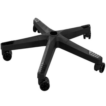 Imagem de Frassie Peça de reposição para cadeira de escritório de nylon resistente de 71 cm com 5 rodízios