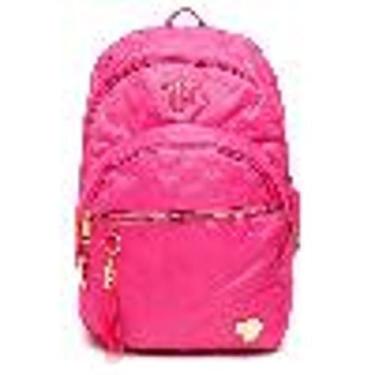 Imagem de Mochila Costas Escolar Capricho Rosa Pink Com Chaveiro - Dermiwil