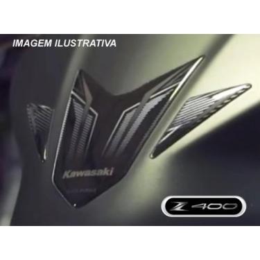 Imagem de Protetor De Tanque Moto Z400 Kawazaki Tankpad 2019 Resinado - Resitank
