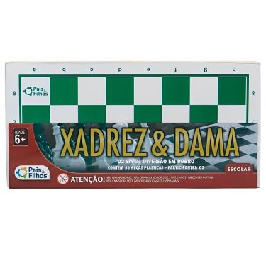 Imagem de Xadrez E Dama Escolar - Pais E Filhos