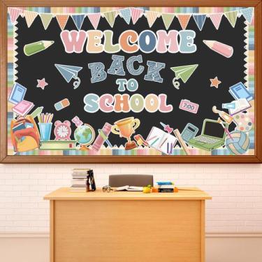 Imagem de Conjunto de quadros de avisos Justforjoyful Boho Welcome Back to Schoo