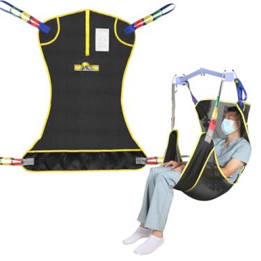 Imagem de EZ Assistive Eslinga universal para levantamento de pacientes de corpo inteiro, alça médica para posicionamento na cama e auxiliares de assistência ao banho, alça de transferência para idosos