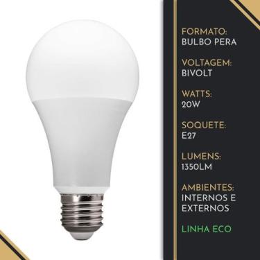 Imagem de Lampada Led 20w 6500k Branco Frio Economica Empalux