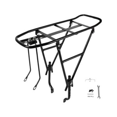 Imagem de kowaku Suporte traseiro para bicicleta, suporte para banco traseiro, cesto para bicicleta, para bagagem para bicicletas de estrada, passeios e viagens, Ajustável