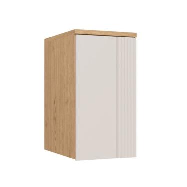 Imagem de Guarda-roupa Módulo Aéreo 1 Porta Elegance Angelin/blanc Canelado