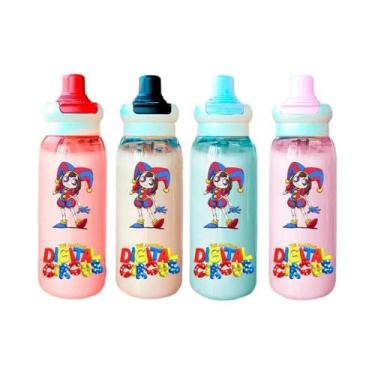 Imagem de Copo De Palha Digital De Circo À Prova De Vazamento De 700 ML Para Esp