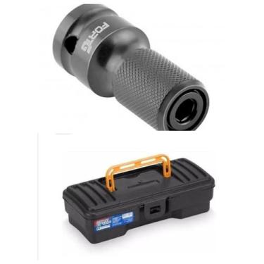 Imagem de Adaptador de chave de impacto p/ bts 1/2 ' kit caixa vazia - FORTG