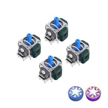 Imagem de AKNES Joystick Eletromagnético Hallpi Tmr Para Substituição Em Controle Switch Pro, Acessórios De Reparo Com Manche Anti-Derrapante - 2 Pares