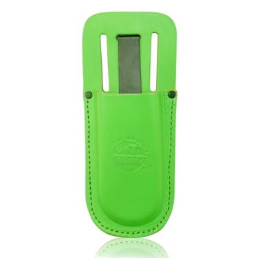 Imagem de Graintex Coldre de tesoura de poda e alicate para cinto de ferramentas, bolsa de couro para alicates, tesouras de jardim, tesouras de poda para fácil acesso com clipe, faca de couro e bainha de