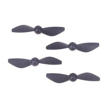 Imagem de Milageto 4 peças de hélice de avião RC, pretas, compatíveis com peças de reposição, acessórios profissionais