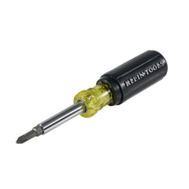 Imagem de Klein Tools Chave de fenda multibits 32476 5 em 1 com 2 fendas, 2 Philips e 1 ponta de chave de porca