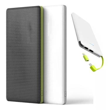 Imagem de Carregador Power Bank 10000 mAh Com Cabo V8 Compatível com LG G/ Flex2