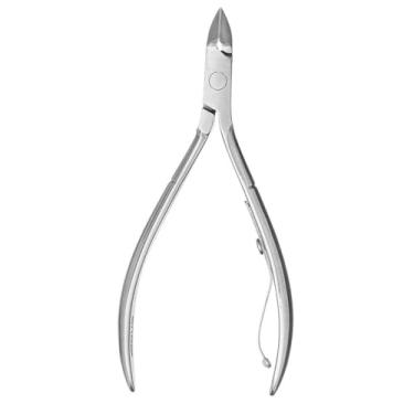 Imagem de Alicate de CutíCula + Espatula + Palito Inox Manicure 3 Itens