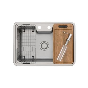 Imagem de Cuba De Sobrepor/embutir Massima 64x44x20 Com Acessórios Docol