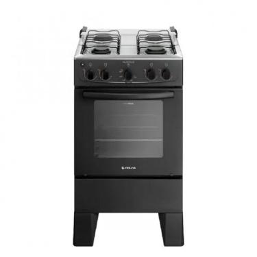 Imagem de Fogão Milão Plus 4 Bocas Automático Mesa de Inox Bivolt Atlas, Preto, 