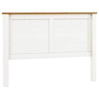 Imagem de Cabeceira de Madeira Maciça Para Cama Queen Mazzaro F06 Branco Freijó 