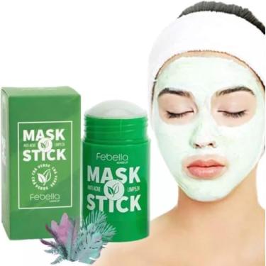 Imagem de Máscara de Chá verde Removedor de Cravos Anti-acne Hidratante Beleza Pele Facial Clean - Face Clareador Mask Stick