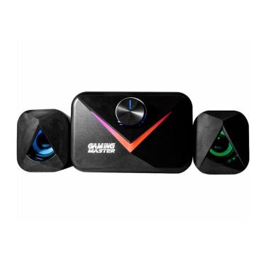 Imagem de Caixa de Som Gamer K-Mex SS-8012 - 2.1 Subwoofer - Conector P2 - Iluminação Multicores-Unissex