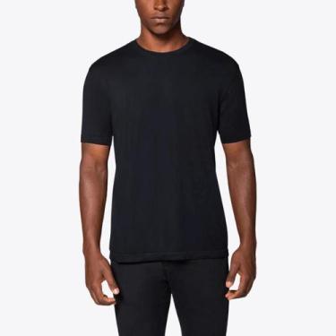 Imagem de Camiseta Básica Lupo Micromodal Sem Costura 75044, Preto, GG