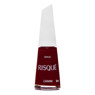 Imagem de Esmalte Risqué Vermelho Cremoso Carmim 8ml