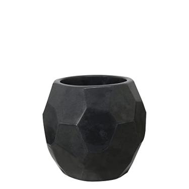 Imagem de Vaso Geo Mini 16 x 23 cm Antique Preto