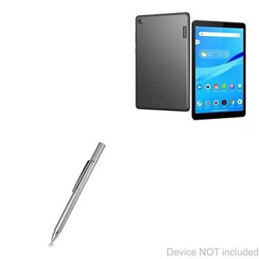 Imagem de BoxWave Caneta Stylus compatível com Lenovo Tab M8 (2ª geração) HD - Caneta capacitiva FineTouch, caneta Stylus super precisa - prata metálica