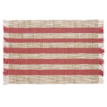 Imagem de Jogo Americano Copa E Cia Avulso Rami Listras Terracota