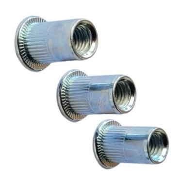 Imagem de Rebite M8 c/ Rosca Interna Aba Plana Porca Arrebite 20 peças - Sukira