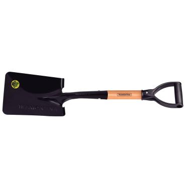 Imagem de Pá Quadrada Pequena em Aço com Cabo de Madeira 45 cm Tramontina