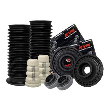 Imagem de Kit Batente e Coxim Dianteiro SM3021 Compatível com Onix Prisma Cobalt Spin 1.0 1.4 1.8 – Par Completo com Rolamentos e Coifas