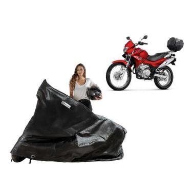 Imagem de Capa Protetora Moto Honda NX 400i Falcon com Baú - Kahawai, Preto