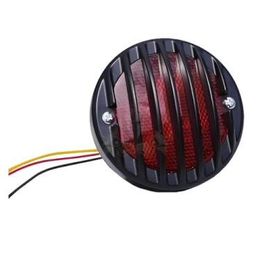 Imagem de Grade Protetora Para Lanterna Traseira Com Luz De Freio E Suporte De Placa De LicençA – Resistente E DuráVel