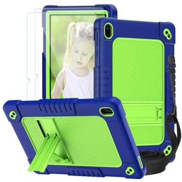 Imagem de Hoibon Capa para tablet Onn de 10,1 polegadas 2024, capa para tablet Onn 10.1 geração 4 à prova de choque, resistente, com alça de ombro protetora de tela para Walmart Onn 10.1 (modelo 2024: