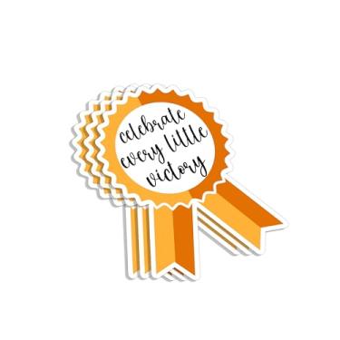 Imagem de (3 peças) Celebrate Every Little Victory adesivo engraçado frase motivacional emblema decalque de vinil para copo laptop Kindle garrafas de água tablet livros telefone - Tamanho 3x2,2
