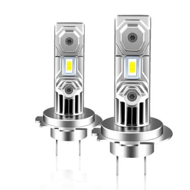 Imagem de APMAT Lâmpadas LED H7, faróis de neblina H7 30000LM 500% mais brilhantes 6000K xenon luz branca, lâmpada plug-n-play, pacote com 2