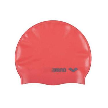 Imagem de Touca para Natação Junior Classic logo Silicone Arena, Vermelho