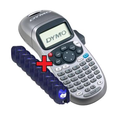 Imagem de Rotulador Dymo LT100H + 10 Fitas Compatível Plástica 12mm