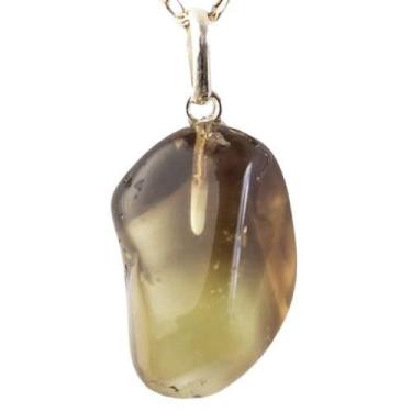 Imagem de Colar Pedrinha Bicolor Rolada em Prata 950 - Elegância e Estilo - Cris