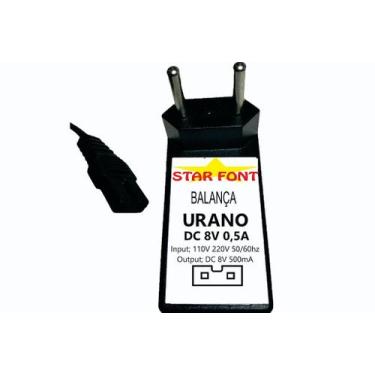 Imagem de Fonte DC 8V para Balança Urano Pop-S e Pop-Z - 450mAh Bivolt - Starfon