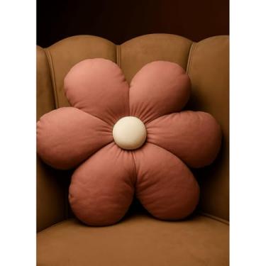 Imagem de Almofada Decorativa Margarida em Cetim - Formato Floral para Ambientes Internos (ROSE)