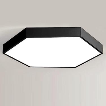 Imagem de Lustre de teto moderno e minimalista com LED, 3 tons, regulável, economizador de energia, redondo, ferro, acrílico, luminária para teto embutido, 30 cm