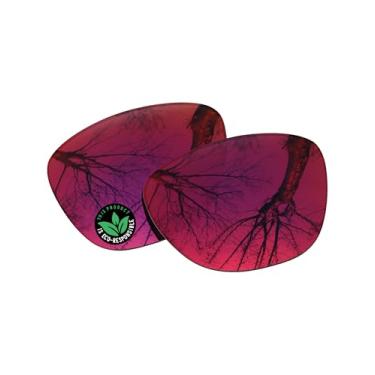 Imagem de Raydi Lentes de reposição de policarbonato para óculos de sol RayBan RW4014 Skyler (Gen 2) 52 mm, Espelho Midnight Sun - Polarizado, One Size