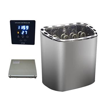 Imagem de HXLXWUSC Máquina de sauna, aquecedor elétrico de sauna, fogão de sauna, 9KW com controlador interno, fogão de sauna a vapor seco, para spa