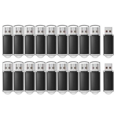 Imagem de Unidade Flash USB RAOYI 8GB USB 2.0 Memory Stick x20 - preta