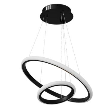 Imagem de Pendente Horizon Rings 30W D40/D20Cm Black Kj-175/40Hl2 Bk (Ref.1565)