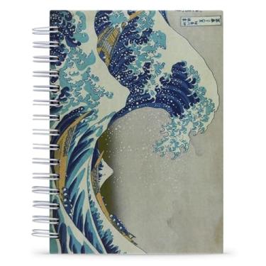 Imagem de Caderno Sem Pautas Capa Dura 200 Fls 400 Pág A5 Grande Onda