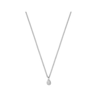 Imagem de Colar de Aço Ponto de Luz Gota Glam 7x5mm 45cm