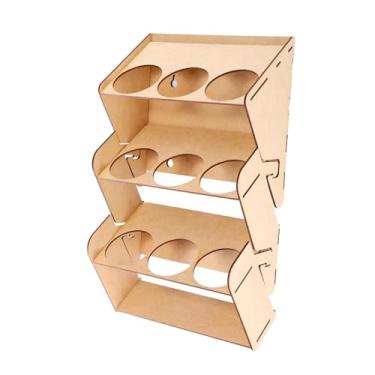 Imagem de Baoblaze Suporte para latas de spray, prateleira de fácil instalação, espaço de trabalho, garagem com ferragens de montagem, organizador de garrafas de tinta