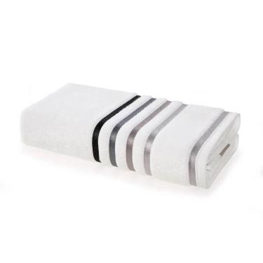 Imagem de Toalha De Banho Gigante Lumina - Karsten Branco / Cinza